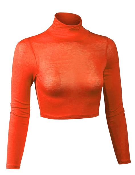 Cropped Turtleneck Top