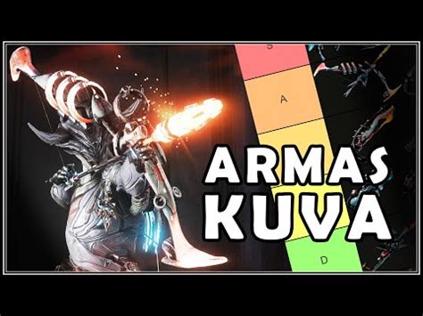 Tier List De Armas Kuva Y Builds Elementos Warframe