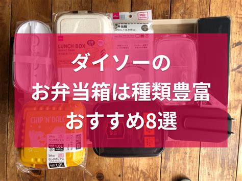 100均ダイソーのお弁当箱おすすめ8選！大人から子供まで使えて 売り場はどこ？ イチオシ