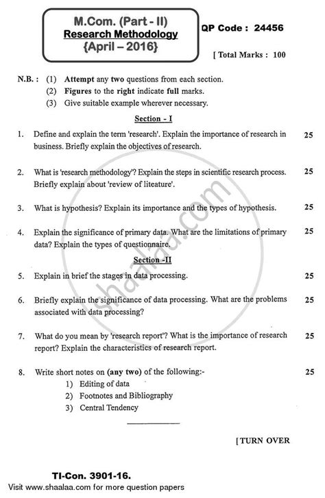 Research Methodology 2015 2016 M Accountancy IDOL Correspondence