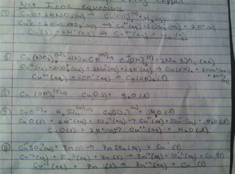 Stoichiometry Using Copper Sara S Ap Chemistry