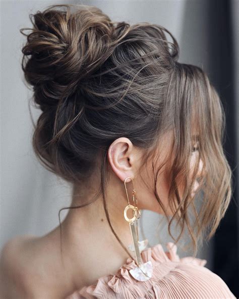 30 Lovely Wedding Bun Hairstyles Wedding Forward