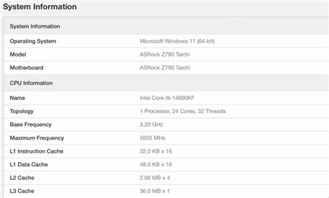 Intel 14th Gen Core I9 14900kf Benchmark Reveals Record Breaking Single Core Score I9 14900kf