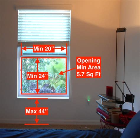 Egress Requirements For Bedroom Windows