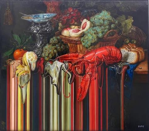 Surreal Dutch Masters Style Glitched Still Life Paintings Artofit