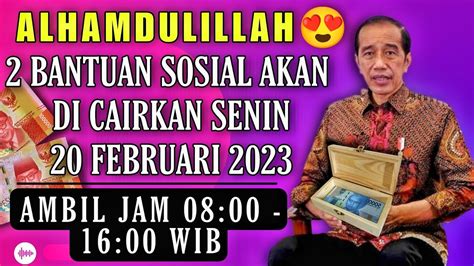 Cair Alhamdulillah Pemerintah Kembali Cairkan Bansos Besok Senin