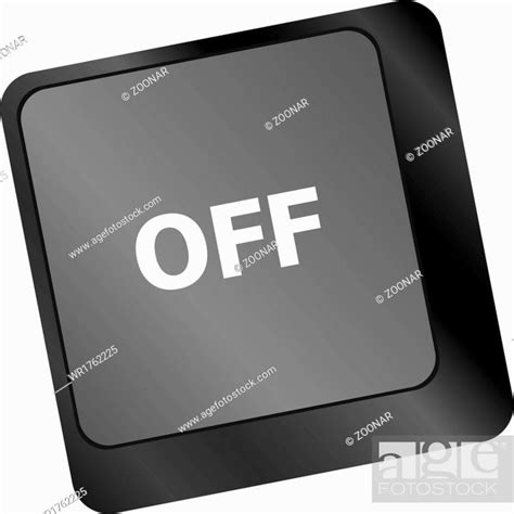 Off Word On Red Keyboard Button Stock Photo Picture And Royalty Free