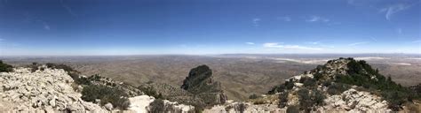 Top of Guadalupe Peak; Highest point in Texas. : r/camping