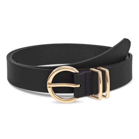 Jasgood Black Belts For Women Womens Leather Belt For Jeans Dress