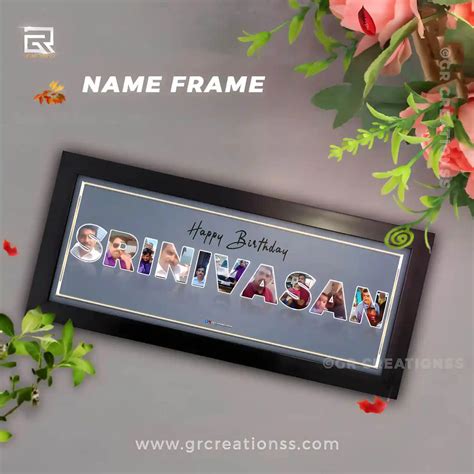 Buy customized name photo frame | GR CREATIONSS