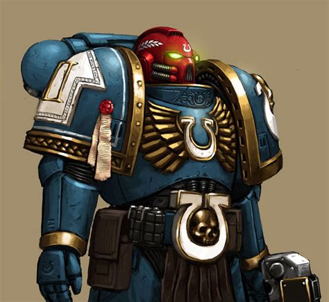 Veteran Sgtultramarine By Fonteart On Deviantart Space Marine