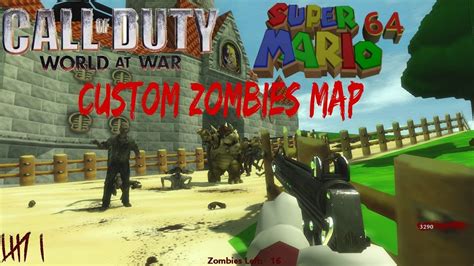 Call Of Duty Custom Zombies Map Super Mario 64 YouTube