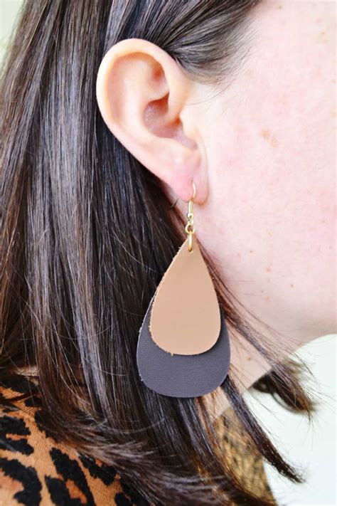 How To Make Leather Earrings With A Cricut Maker Mary Martha Mama