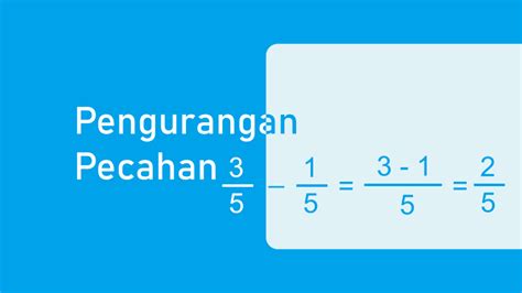 Contoh Soal: Soal Matematika Pecahan Biasa Dan Campuran