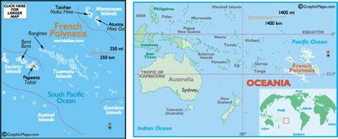 French Polynesia Map and French Polynesia Satellite Images