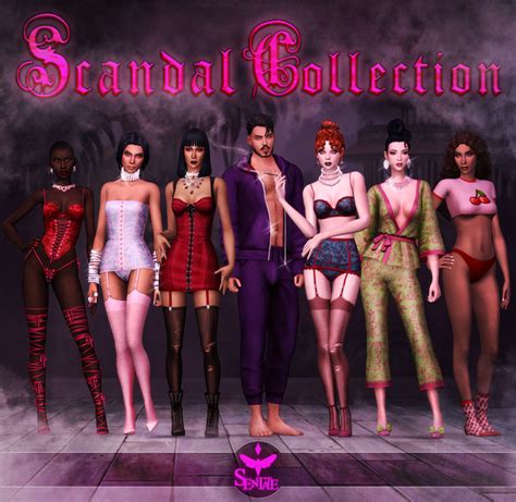 The Scandal Collection Sentate Sims Mods Clothes Sims Dresses