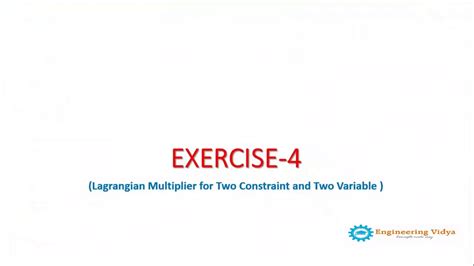 12 Non Linear Programming Problem For Two Constraint And Two Variable