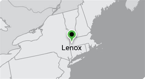 Lenox Ma Map