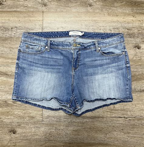 Plus Size Denim Booty Shorts Factory Sale