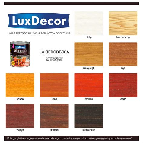 Lakierobejca Do Drewna LuxDecor Produkty Do Ochrony Dekoracji I