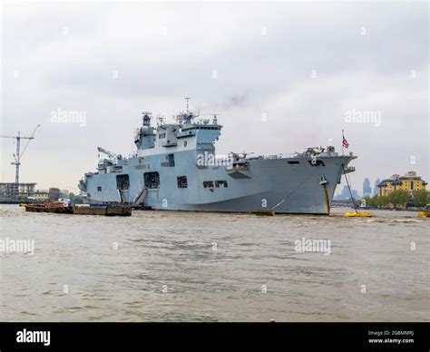 Hms Ocean L12 A Now Decommissioned Landing Platform Helicopter Lph