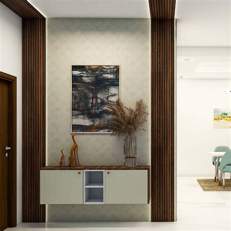 Contemporary Foyer Designed For Convenience | Livspace