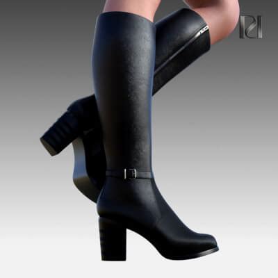 Glamour Shoes 03 - Boots for G9 Daz Content by RumenD