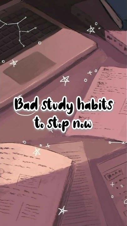 Bad Study Habits To Stop Now Study Aesthetic Fyp Fypシ Youtube