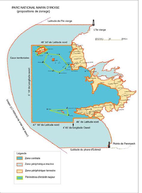 Proposition De Zonage Pour Le Projet De Parc Naturel Marin Diroise