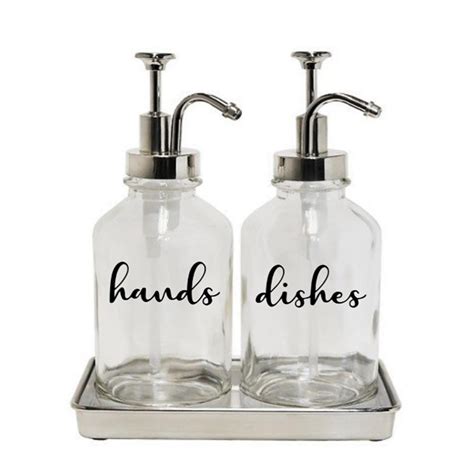 Hand Soap Dish Soap Label Vinyl Decal Stickers Dispenser Etsy Canada