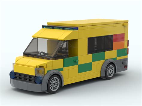 Lego Moc British Uk Ambulance By Brick Bee Rebrickable Build With Lego