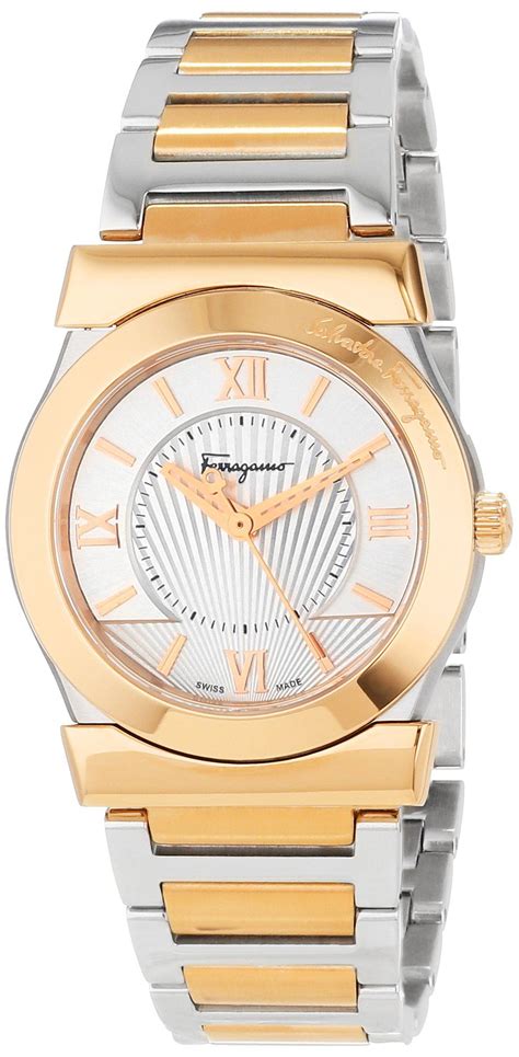 Amazon Salvatore Ferragamo Women S FI1010013 Vega Gold Ion Plated