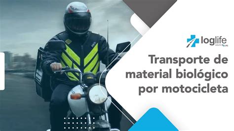 Transporte De Material BIologico Por Moto YouTube