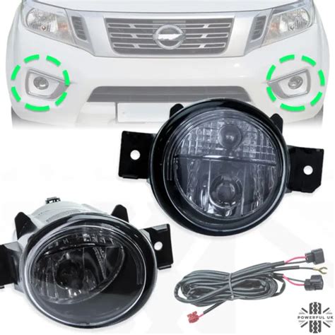 FRONT BUMPER FOG DRL Lights For Nissan Navara NP300 2in1 Spot Lamp Side