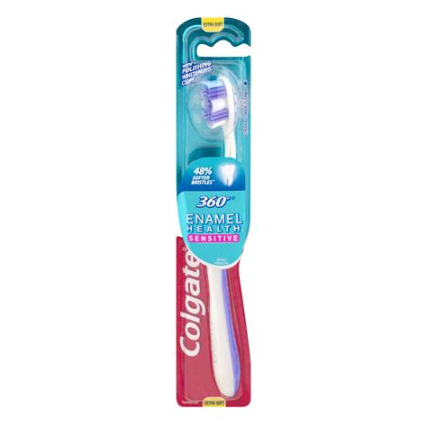 Colgate 360° Enamel Health Extra Soft Toothbrush For Sensitive Teeth