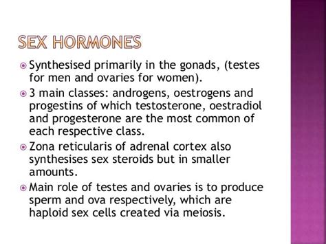 Hormones And Sex