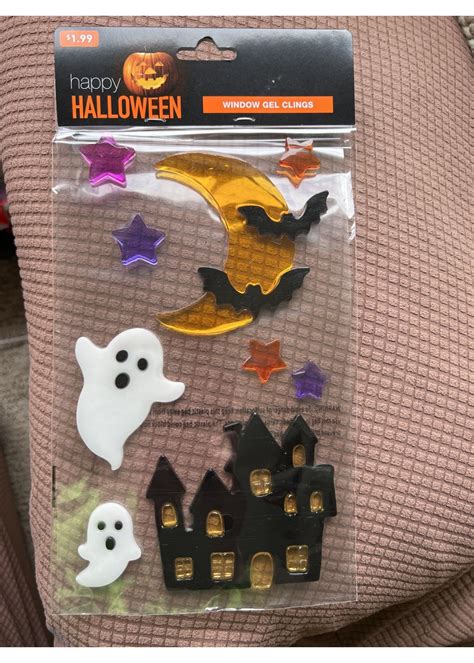 Halloween Window Gel Clings Haunted House D Surplus Outlet