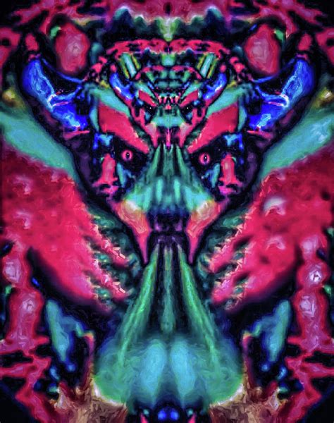 Peyote Vision Abstract Digital Art By Billy Hughes Fine Art America