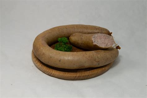 Geräucherte Pfälzer Leberwurst im Ring Mannheimer Wochenmarkt