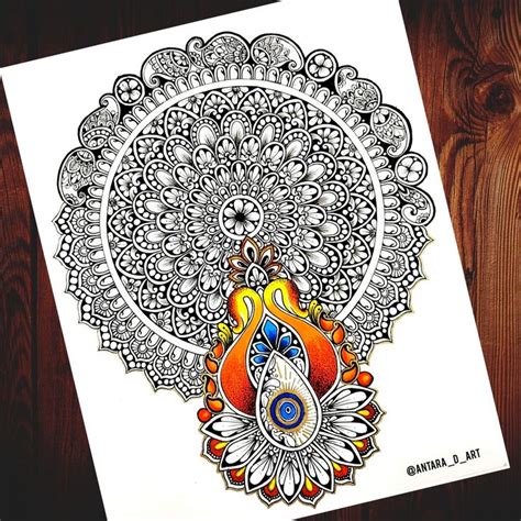 Evil Eye Mandala In 2024 Mandala Art Art Reference Photos Doodle Art