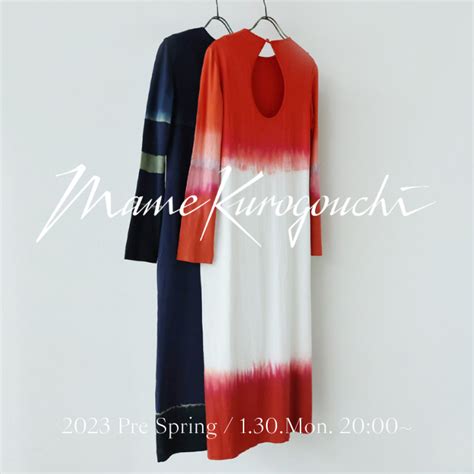 Mame Kurogouchi Pre Spring Collection