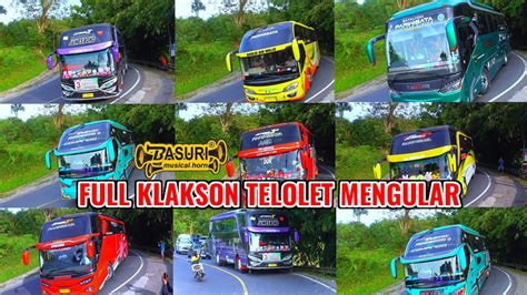 Full Klakson Telolet Mengular Bus Artis Safana Jasa Karunia D Faza Auto