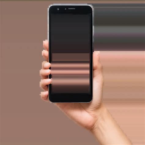 Hand Holding Smartphone Blank Screen PNG Enhance Your Digital Content