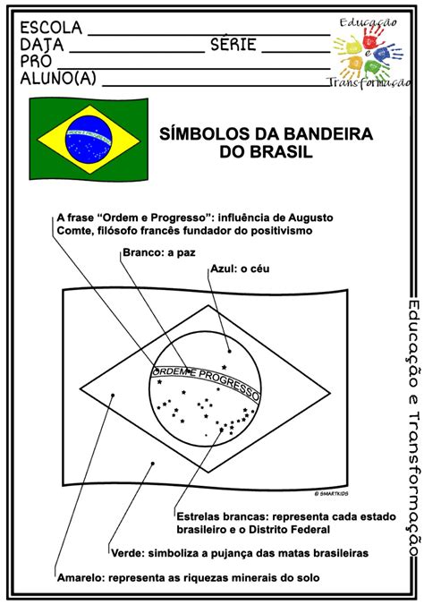 Atividades Prontas Dia Da Bandeira Brasil Ano