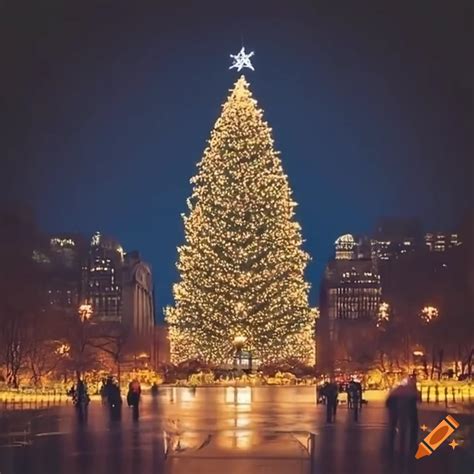 Christmas Tree In Central Park New York On Craiyon