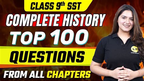 Class Th Sst History Most Important Questions History Full