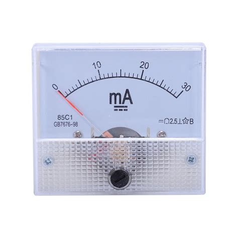 Dc Ma Analoge Huidige Panel Meter Ammeter C Grandado