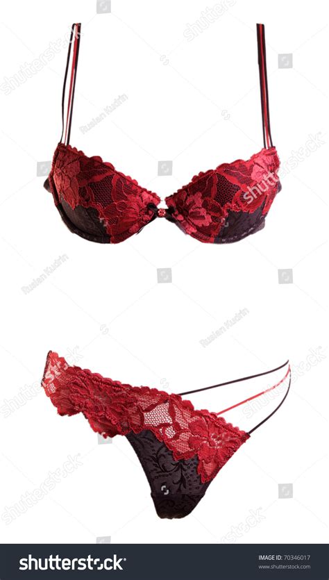 Set Black Red Lingerie Pattern Form Stock Photo Shutterstock