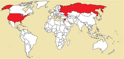 Russian Empire World Map