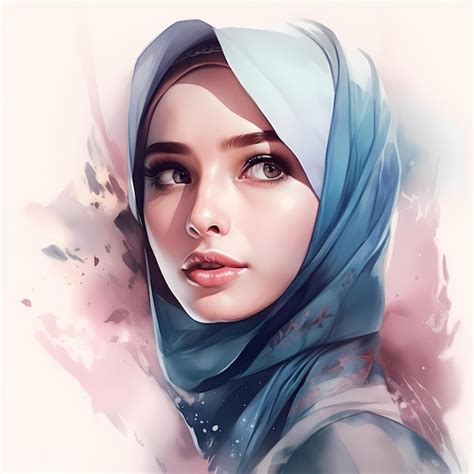 Premium Photo Beautiful Arabic Muslim Woman With Hijab Portrait